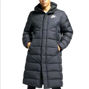 Nike Down Filled Puffer Long Size Small
